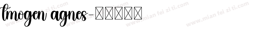 tmogen agnes字体转换